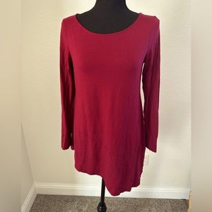 Eileen Fisher Asymmetrical tunic tee.
